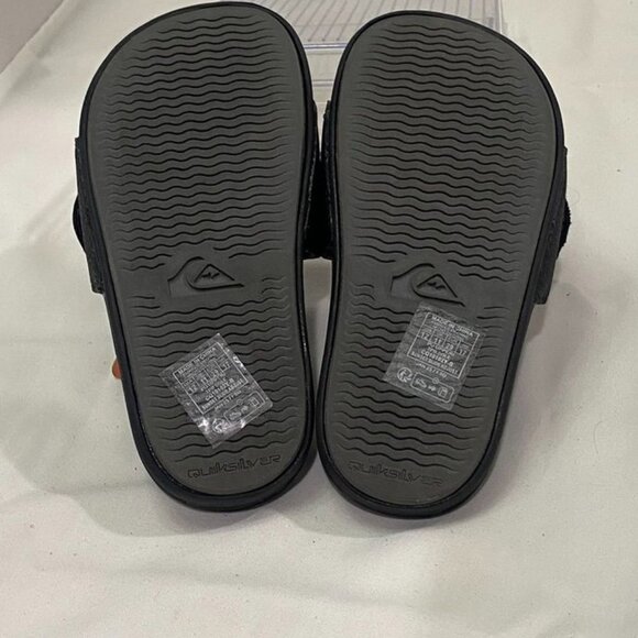 Quiksilver Sunset Slide Adjust Black Sandals Youth 12 / EU 29 - Picture 9 of 9